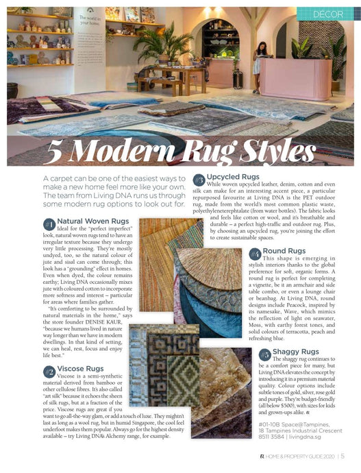 5 种现代地毯风格