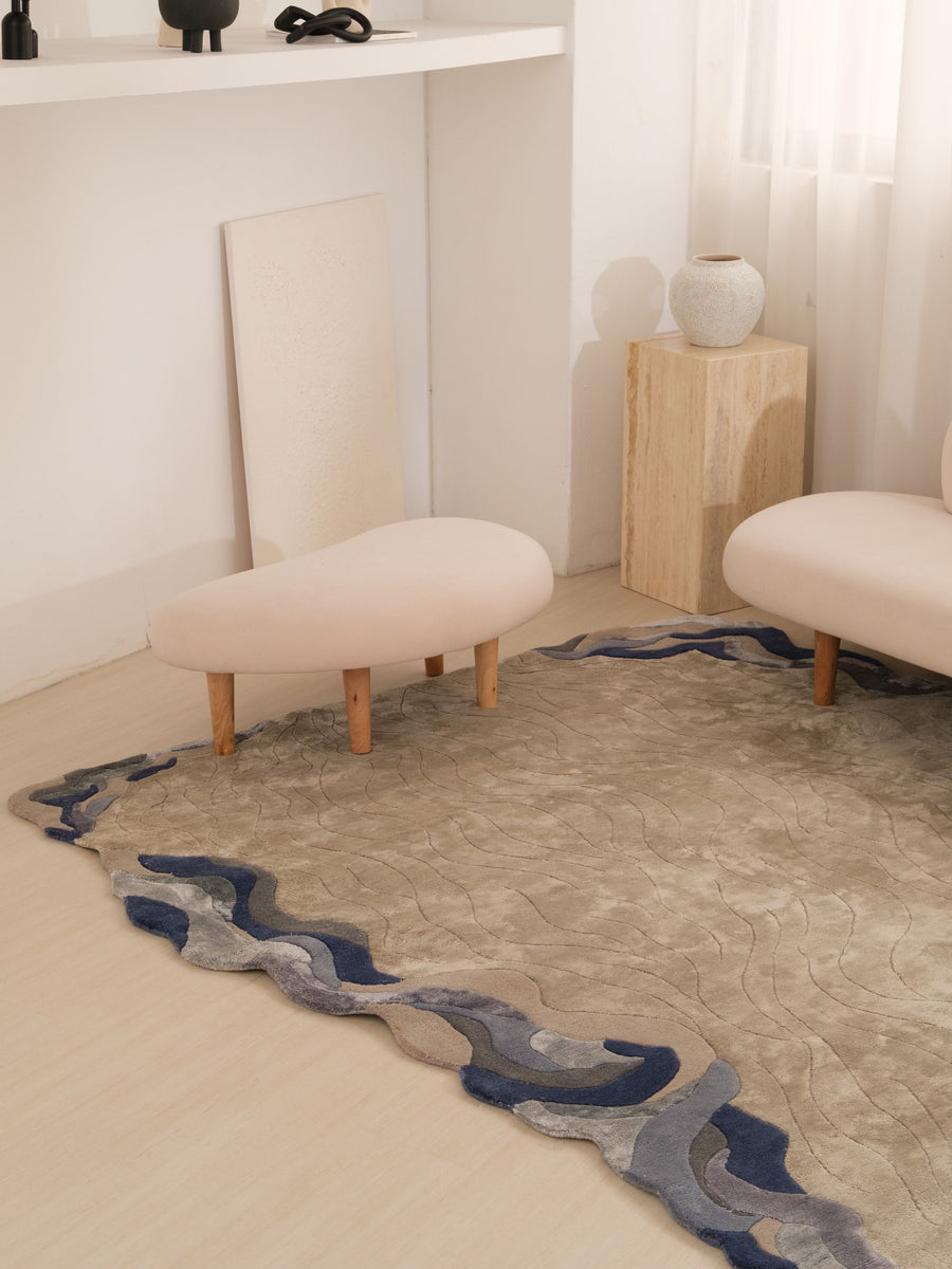 Organic Geometric Patterned Rugs | Living DNA Singapore