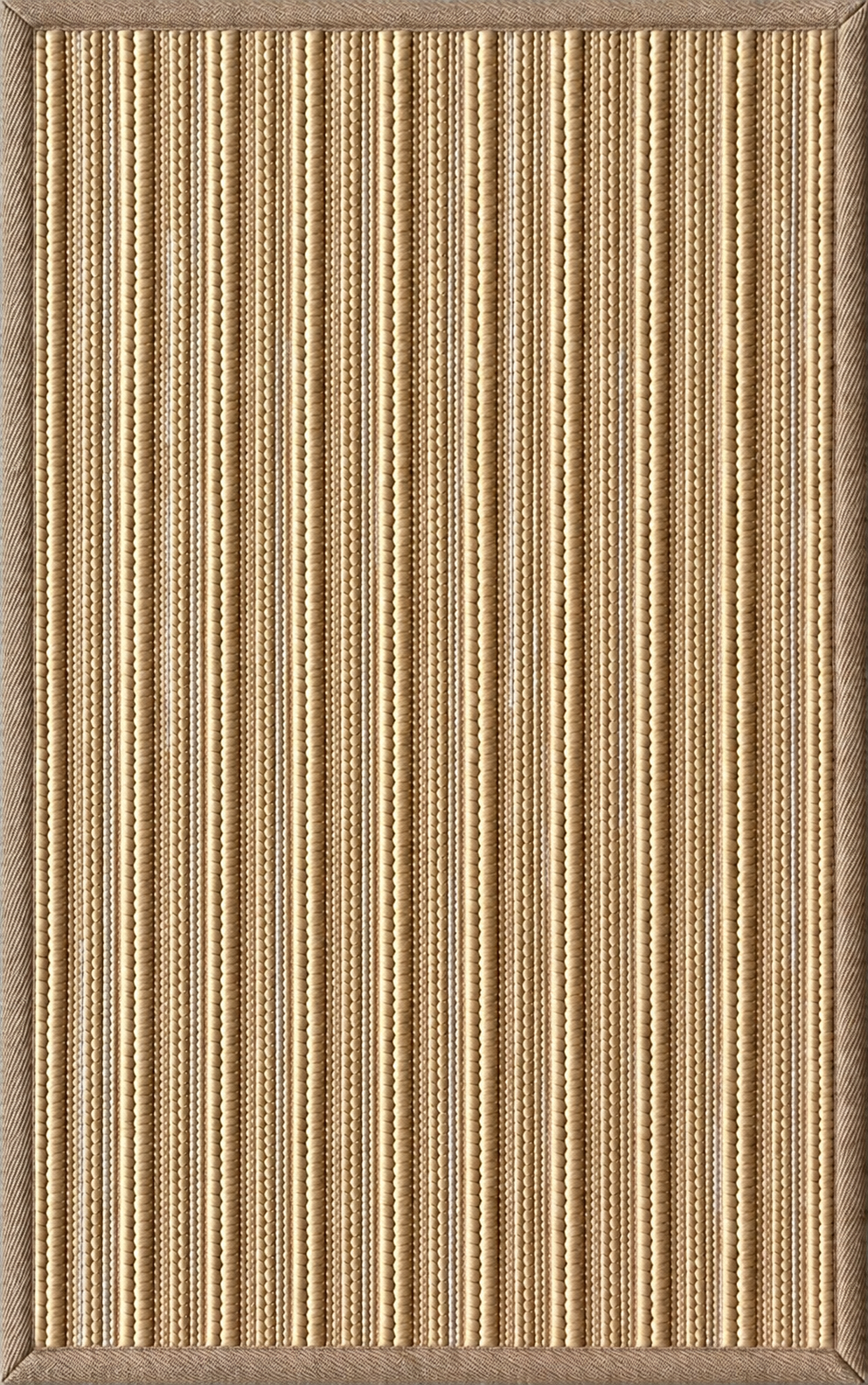 Load image into Gallery viewer, Cabana Braided Stripe with Silver Indoor/ Outdoor Washable Rug