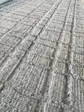 Load image into Gallery viewer, Gray Checker Recycled PET Rug [LAST PC]