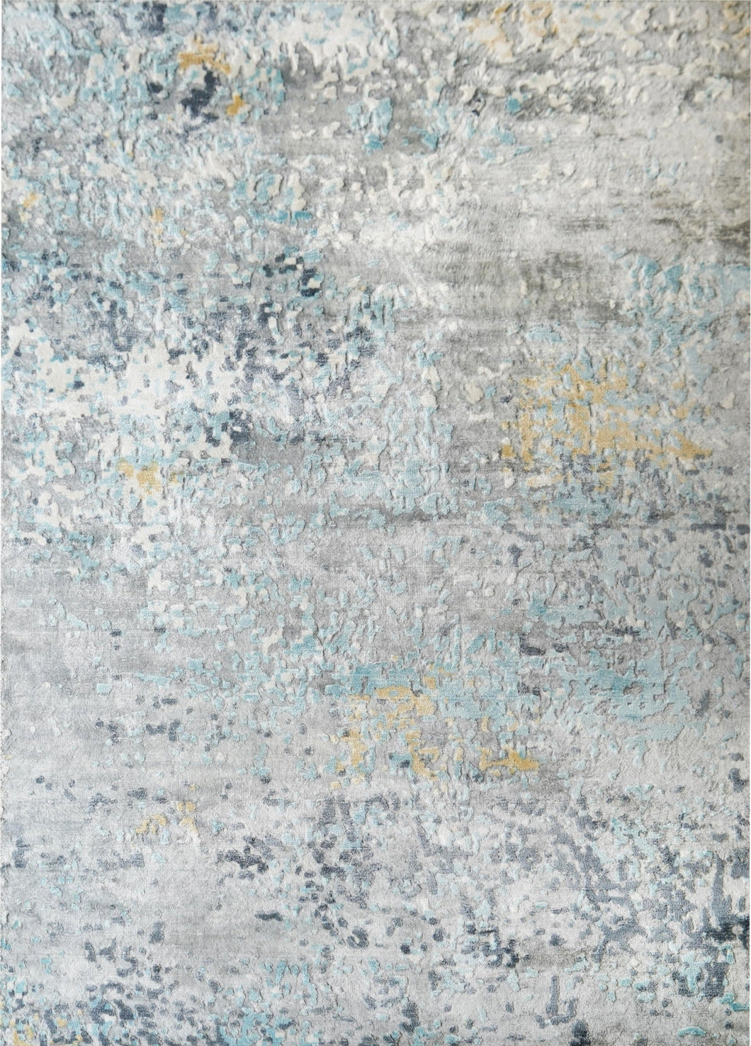 Aquamarine Abstract Rug