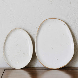 Dinnerware Organic Shaped Plate - Medium