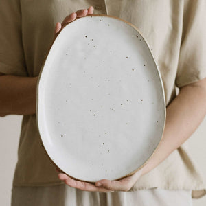 Dinnerware Organic Shaped Plate - Medium