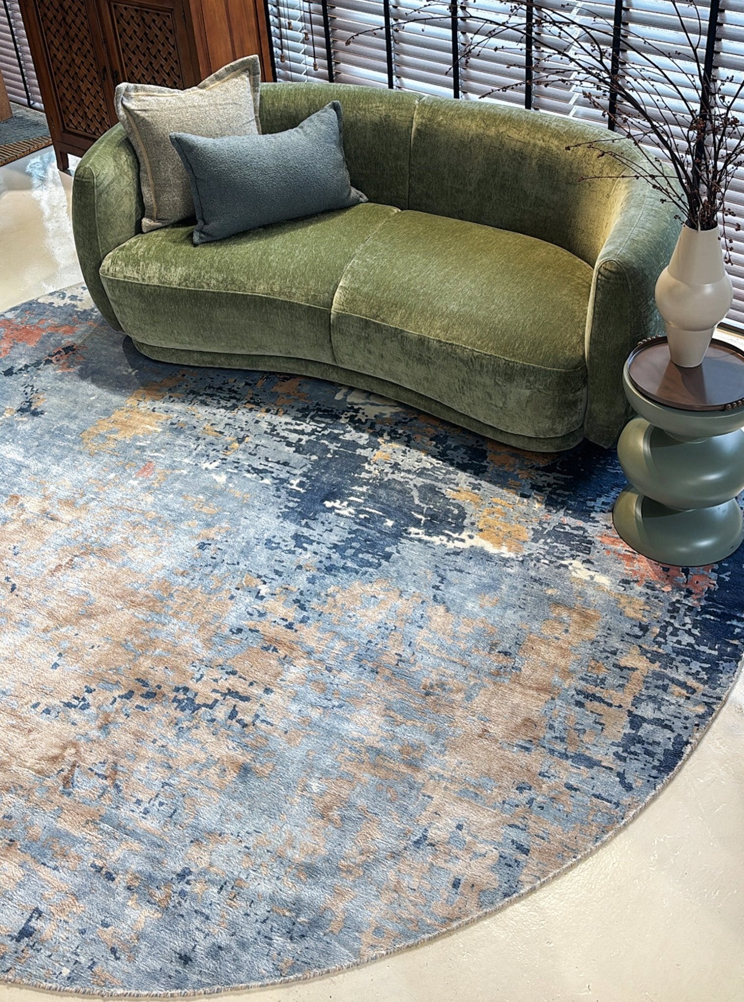 将图片加载到图库查看器，Rugs Abstract Brighton Round Rug - 200 cm round