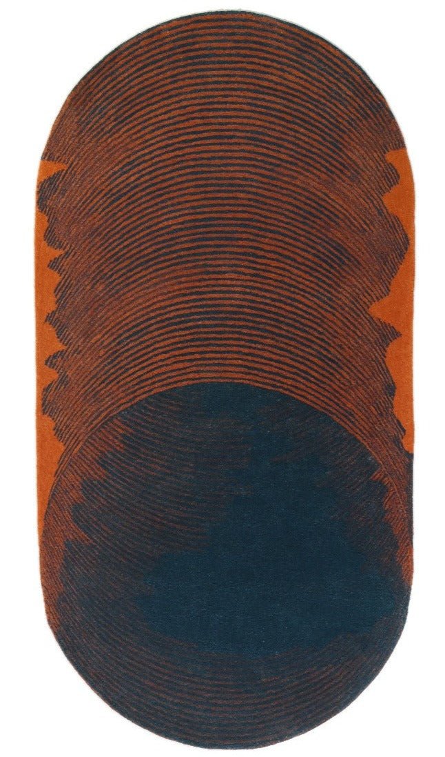 Ovoid Shape Rug Abyss Oval Odd Shaped Handmade Rug