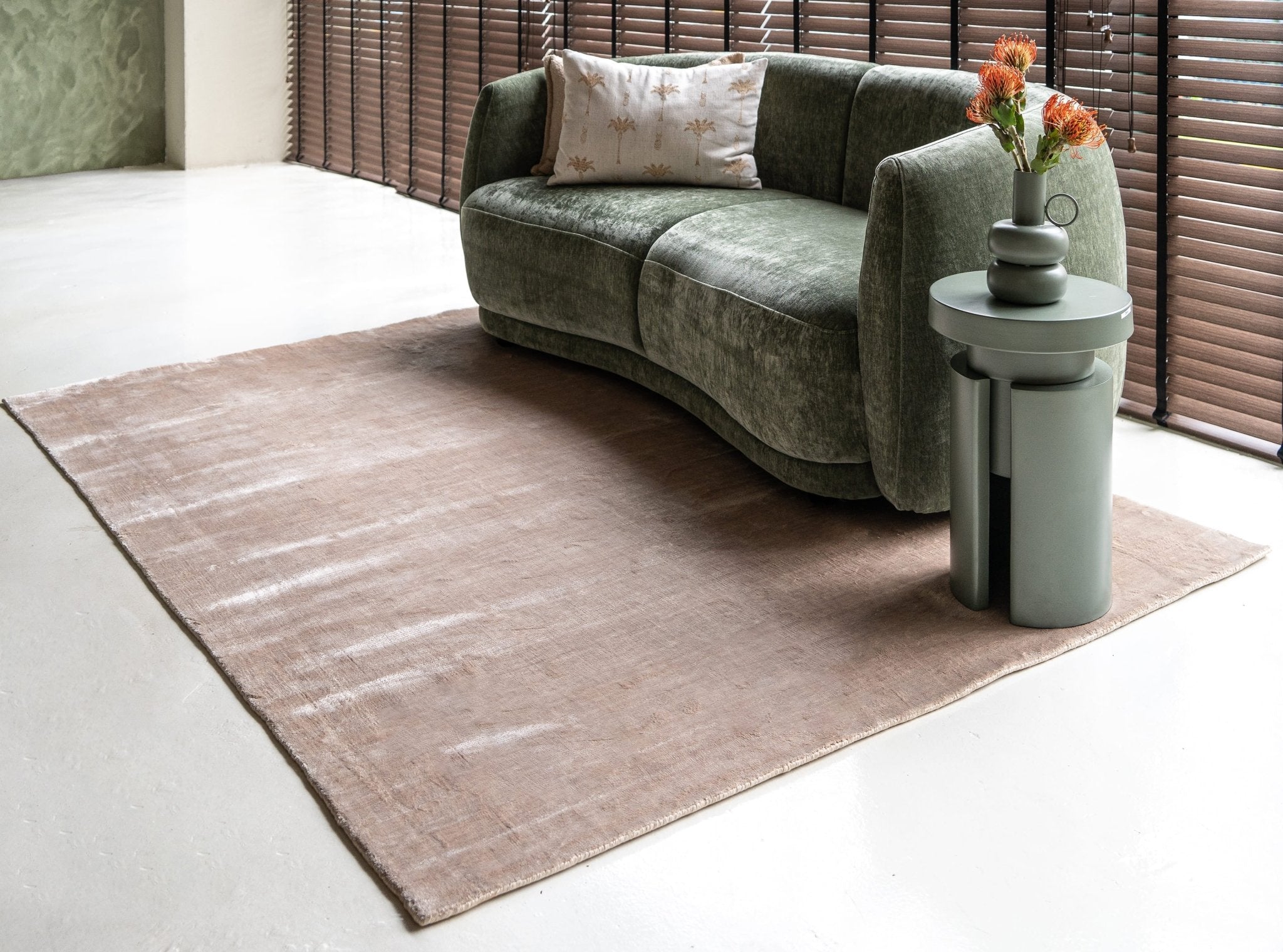 将图片加载到图库查看器，Rugs Alchemy Biscuit Beige Round Rug - 200 cm diameter