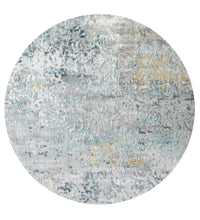 画像をギャラリービューアに読み込む, Rugs Aquamarine Abstract Round Rug - 200 cm round