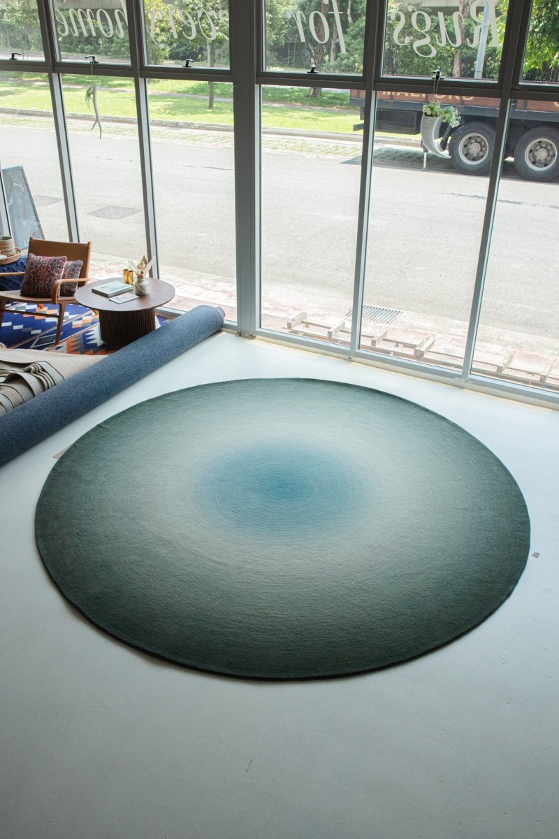 画像をギャラリービューアに読み込む, Rugs Beam Gradient Round Rug [Custom] - 200 cm round