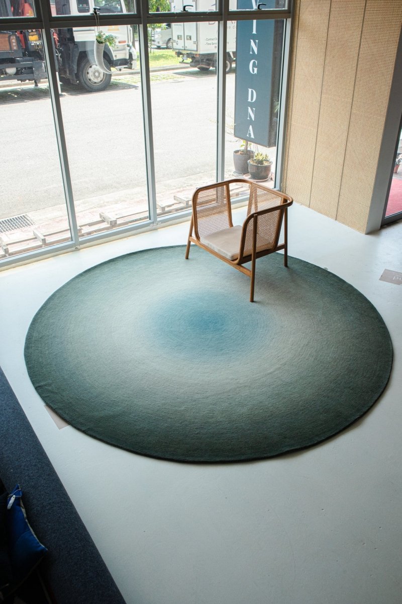 画像をギャラリービューアに読み込む, Rugs Beam Gradient Round Rug [Custom] - 200 cm round