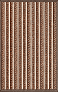 Rugs Cabana Braided Stripe Indoor & Outdoor Washable Rug - Terra + Taupe