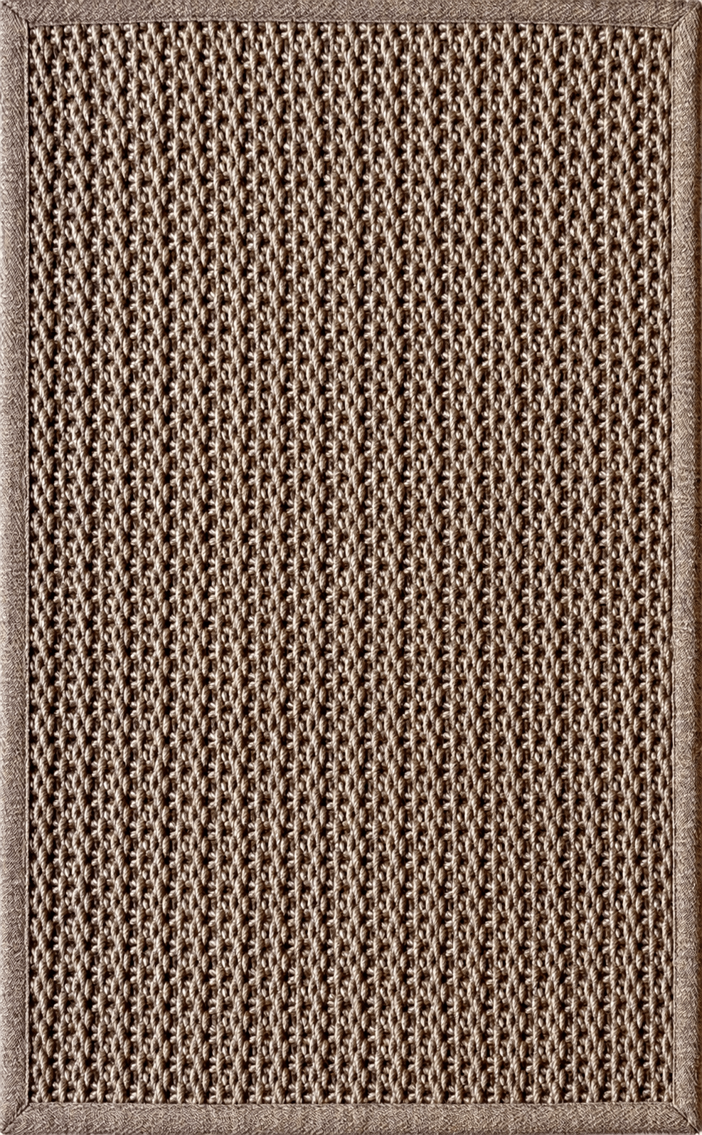画像をギャラリービューアに読み込む, Rugs Cabana Cable Knit Indoor/ Outdoor Washable Rug - Brown