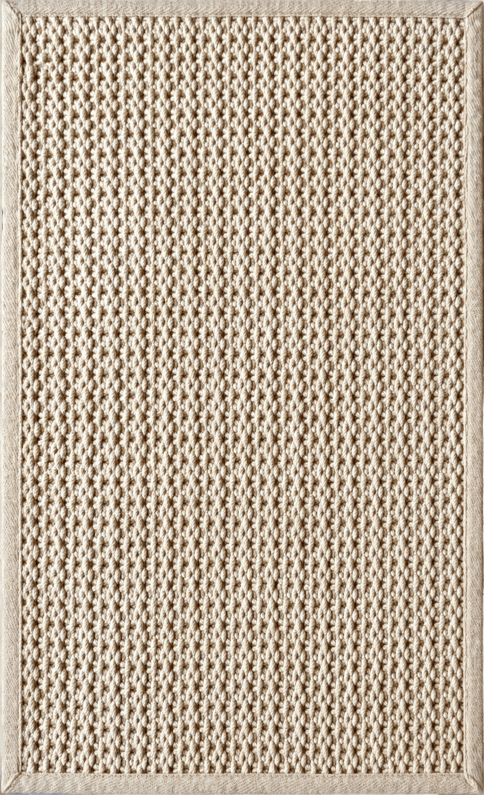 画像をギャラリービューアに読み込む, Rugs Cabana Cable Knit Indoor/ Outdoor Washable Rug - Cream