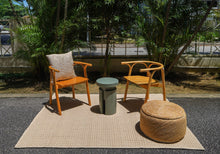 Load image into Gallery viewer, Rugs Cabana Cable Knit Weave Indoor &amp; Outdoor Washable Rug - Brown