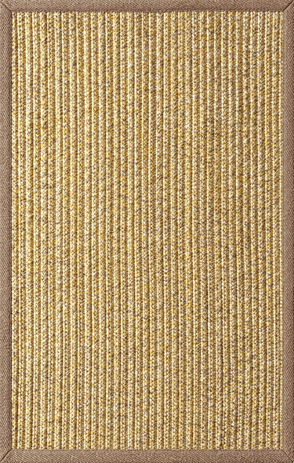 画像をギャラリービューアに読み込む, Rugs Cabana Fine Fishtail Weave Indoor &amp; Outdoor Washable Rug - Natural Gold + White