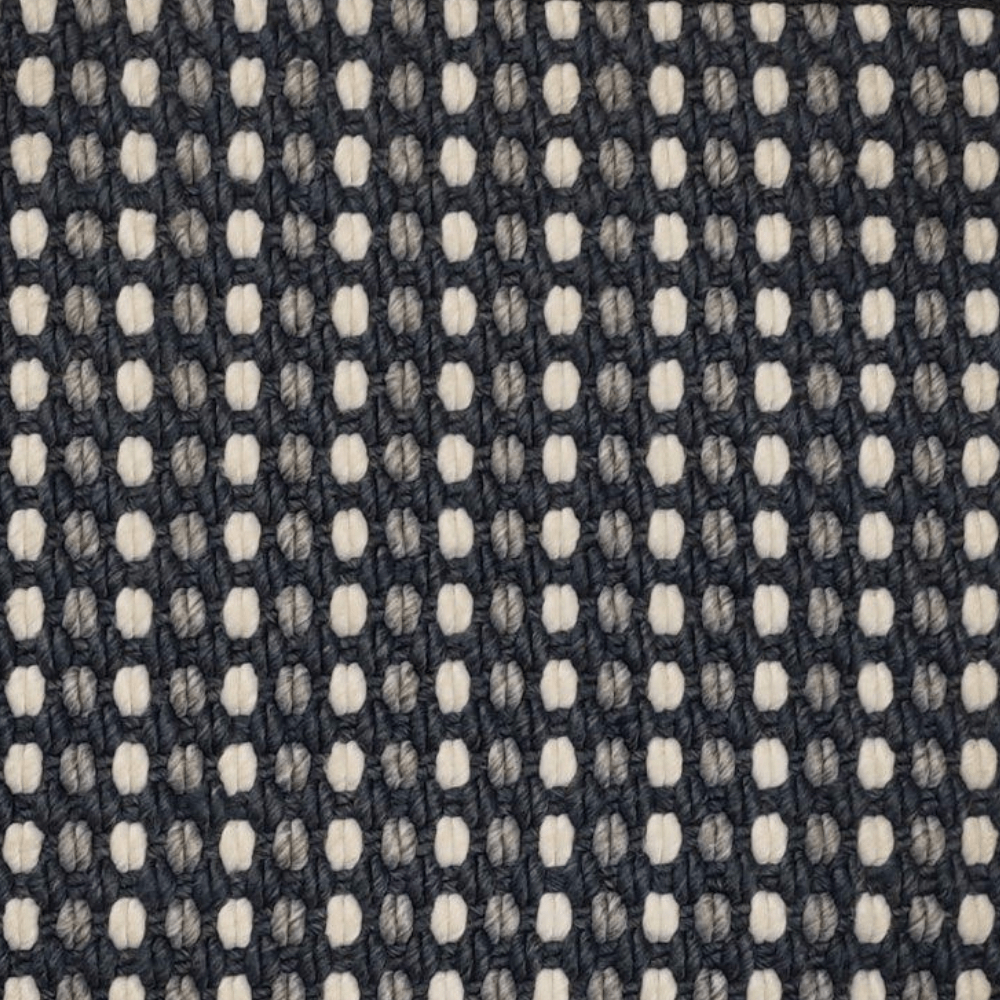 Load image into Gallery viewer, Rugs Cabana Indoor/Outdoor Rug [Custom] - Chunky Weave MA - 6547 Navy Grey &amp; White