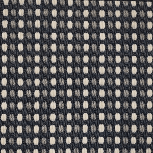 Rugs Cabana Indoor/Outdoor Rug [Custom] - Chunky Weave MA - 6547 Navy Grey & White