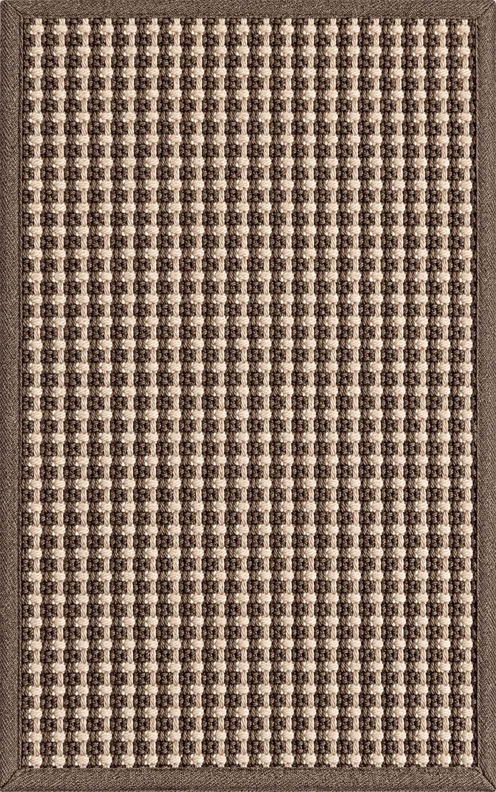 画像をギャラリービューアに読み込む, Rugs Cabana Panama Weave Indoor/ Outdoor Washable Rug - Beige + Brown