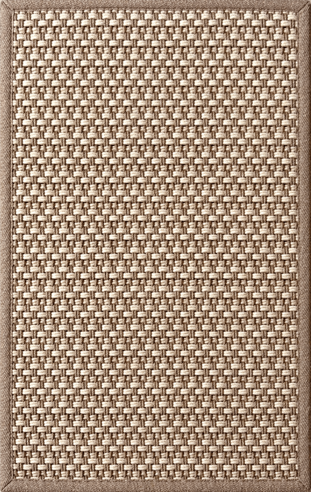 画像をギャラリービューアに読み込む, Rugs Cabana Panama Weave Indoor/ Outdoor Washable Rug - Cream + White