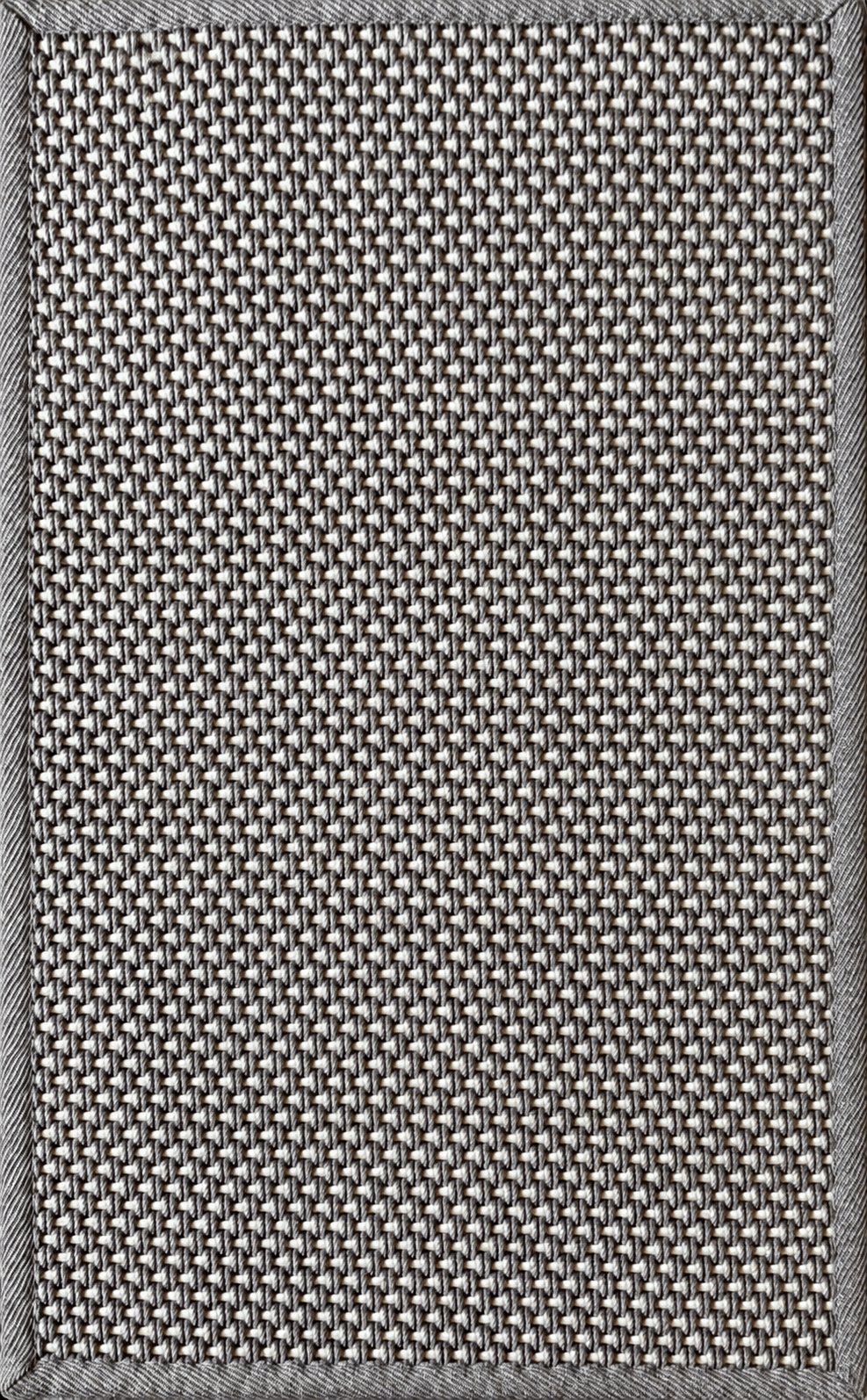 画像をギャラリービューアに読み込む, Rugs Cabana Panama Weave Indoor/ Outdoor Washable Rug - Grey + White