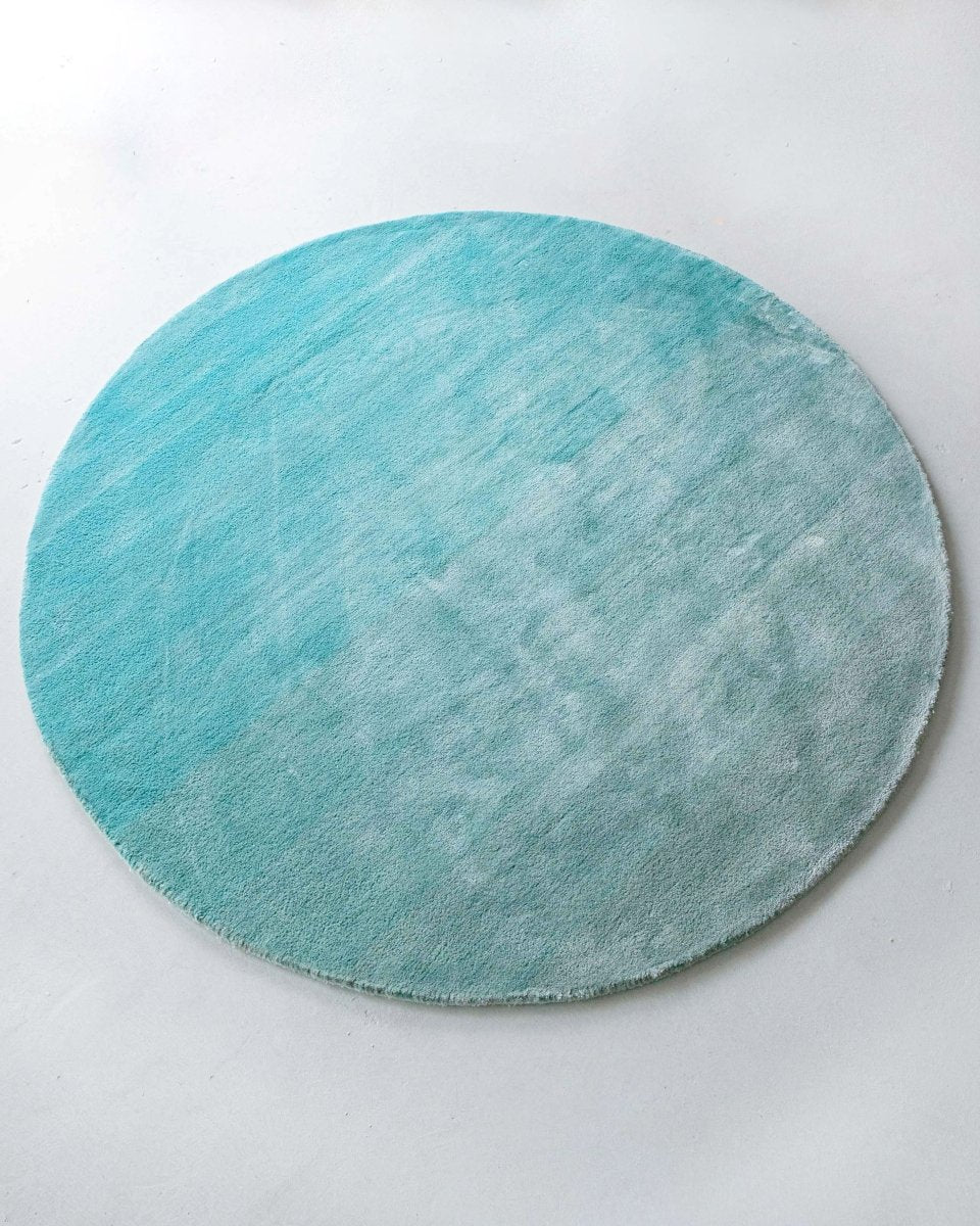 Custom Colour Gradient Round Rug | Living DNA Luxury Rugs
