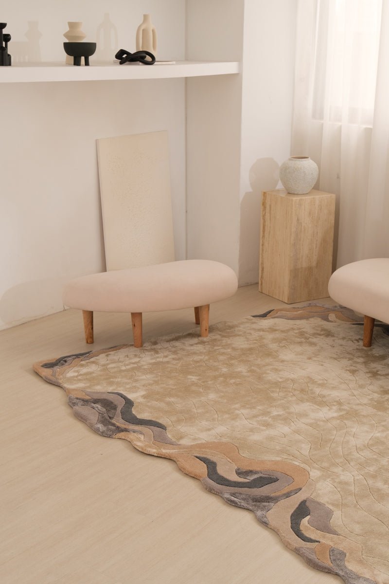 Load image into Gallery viewer, Rugs Flux Pastel Bordered Rug - 120 x 180 cm