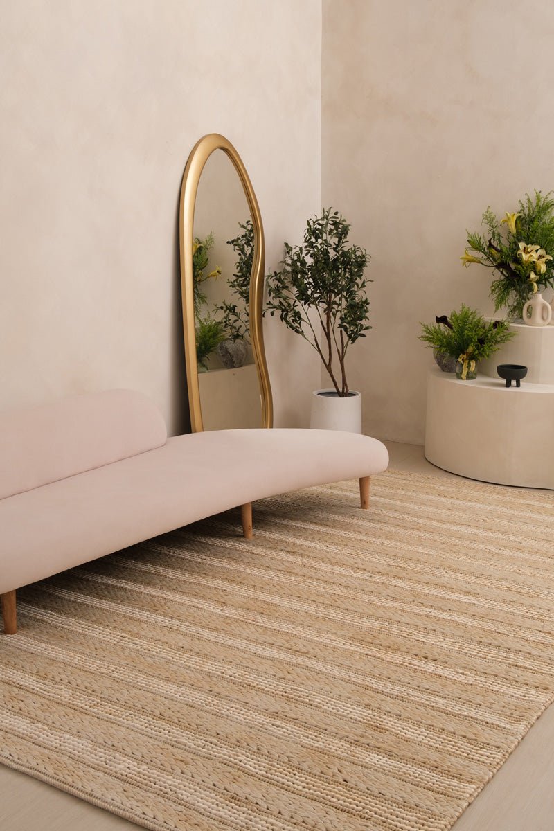 Hale Jute Light Modern Rug | Living DNA Singapore