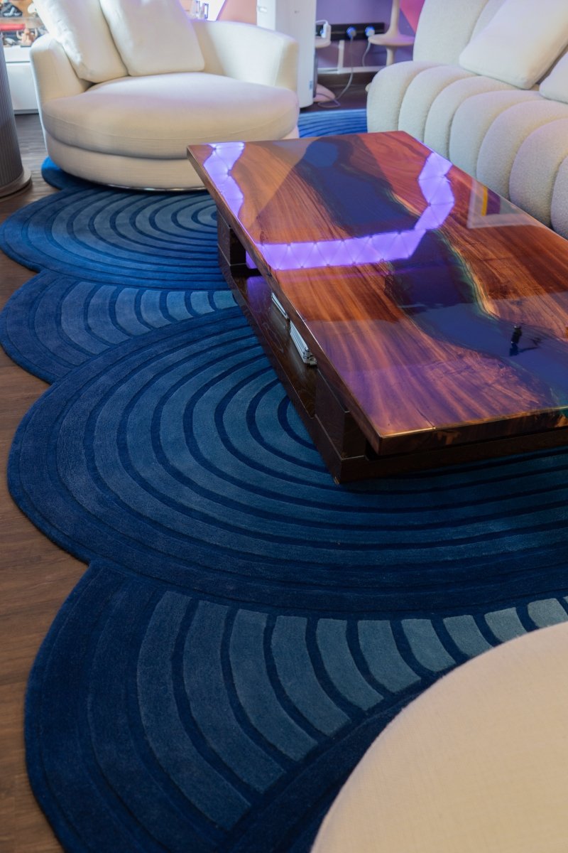Custom Colour Infinity Gradient Rug | Luxury Modern Rugs