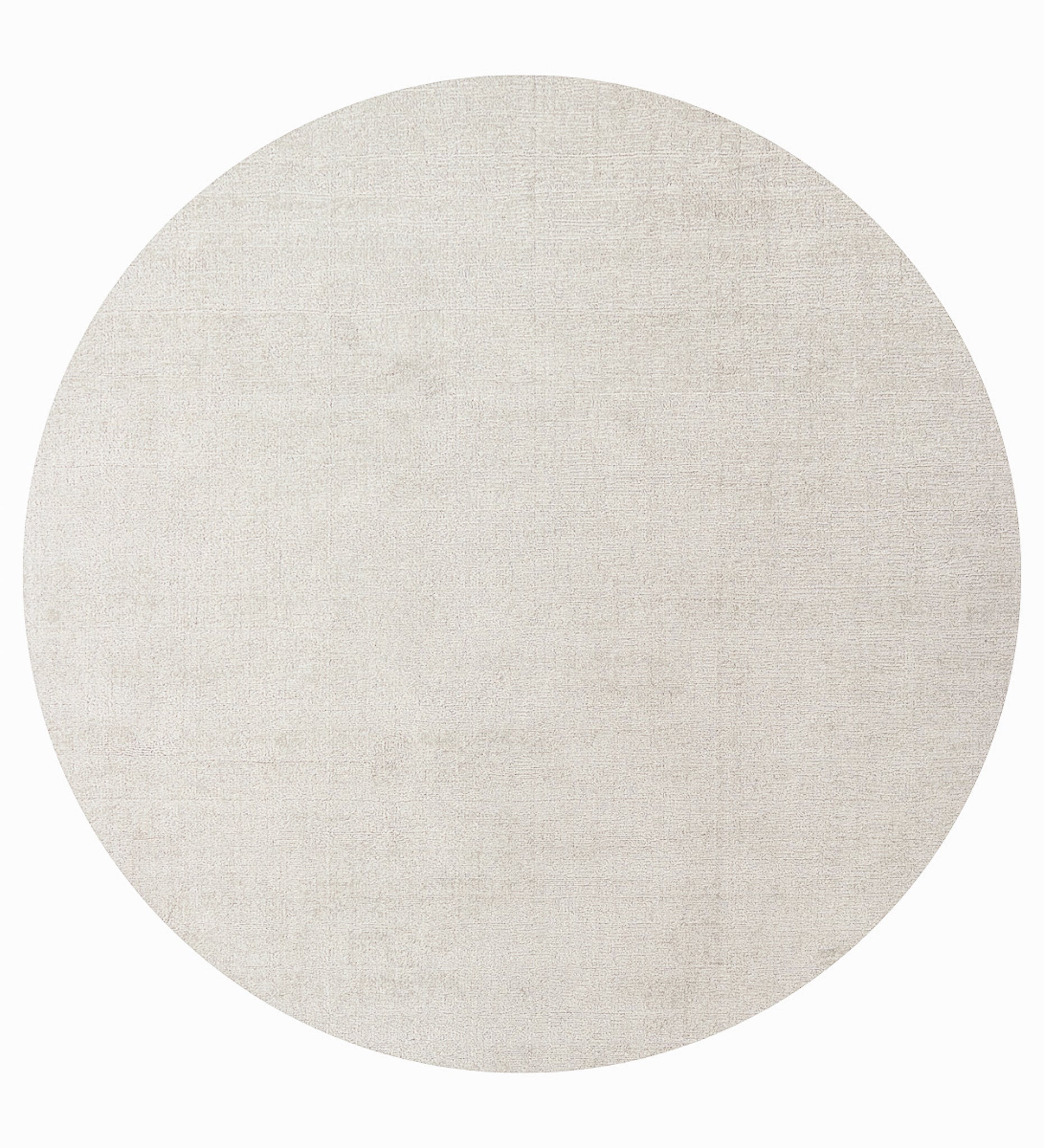 将图片加载到图库查看器，Rugs Lithe Cream Washable Round Rug - 120 cm diameter