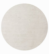 将图片加载到图库查看器，Rugs Lithe Cream Washable Round Rug - 120 cm diameter