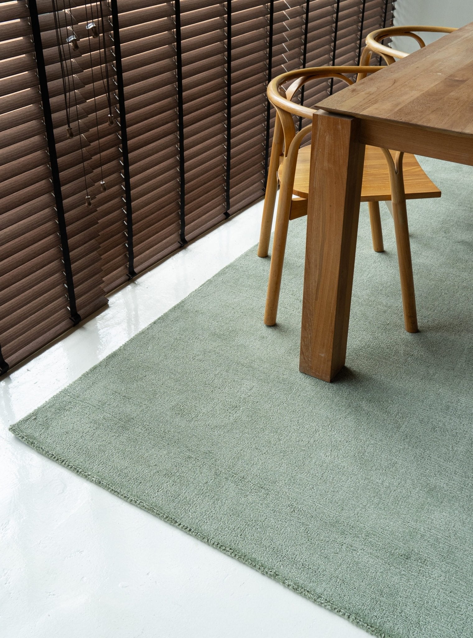 将图片加载到图库查看器，Rugs Lithe Matcha Green Washable Rug - 120 x 180 cm