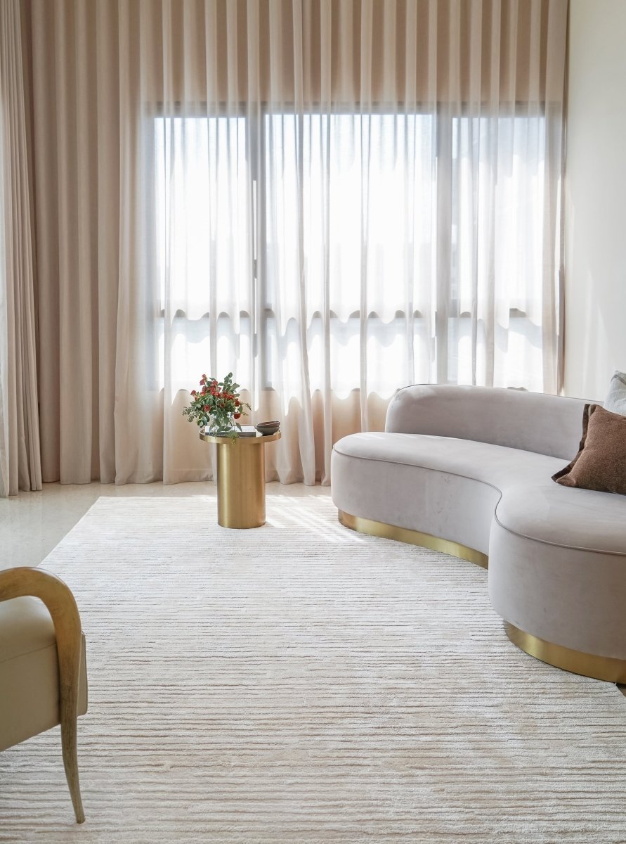Ridge Cream Rug | Luxury Designer Rugs & Carpets SG