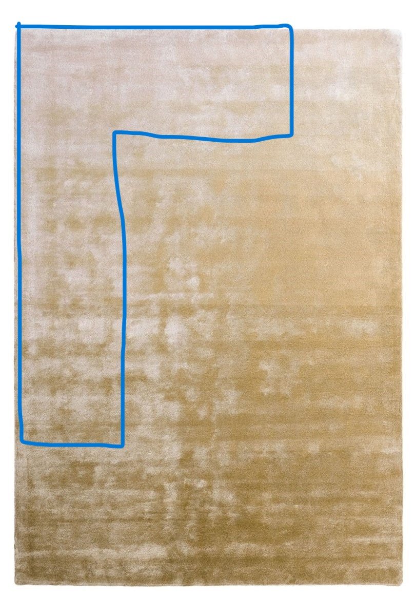 Cargar imagen en el visor de la galería, Rugs Sahara Beige Gradient Rug (AS-IS) - 250 x 350 cm