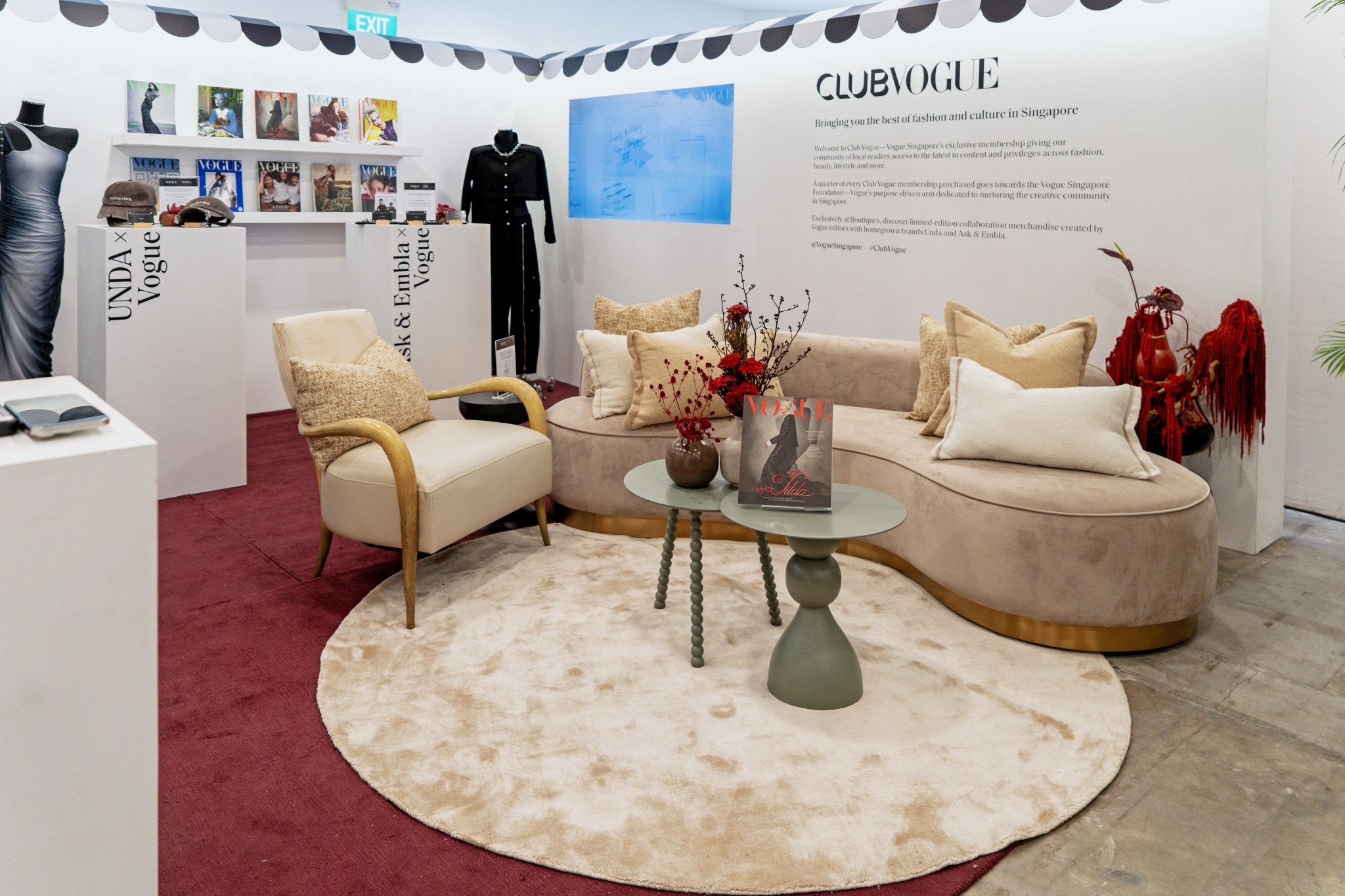 将图片加载到图库查看器，Rugs Vogue Singapore | Club Vogue Lounge at Boutiques Singapore 2025 - 