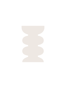Tables Agora Side Table - Bone White - White