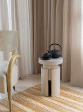 Load image into Gallery viewer, Tables Doric Side Table - Bone White - White