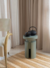 Load image into Gallery viewer, Tables Doric Side Table - Sage Olive Green - Olive Green