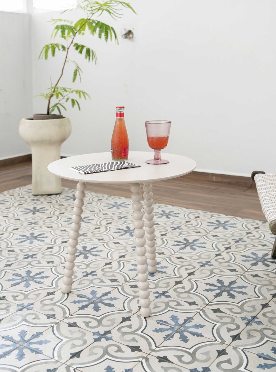 Load image into Gallery viewer, Tables Helios Side Table - Bone White - White