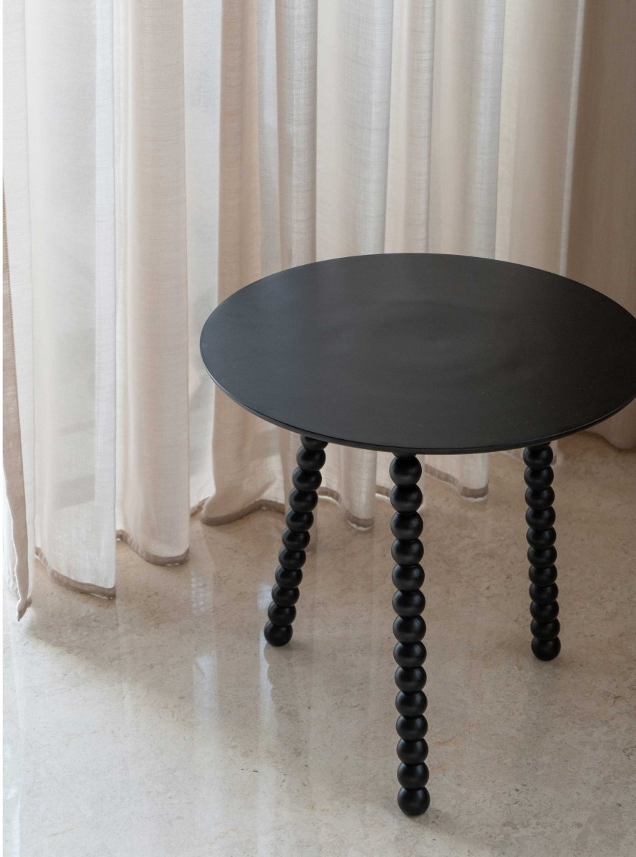 Load image into Gallery viewer, Tables Helios Side Table - Nero Black - Black