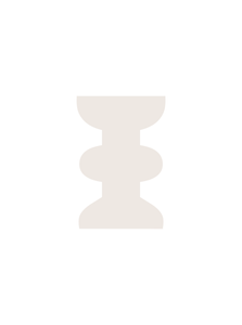 Tables Toga Side Table - Bone White - White
