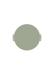 Tabletop Decor Nebula Tray - Sage Olive Green - Olive Green