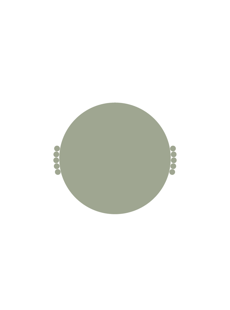 Tabletop Decor Nebula Tray - Sage Olive Green - Olive Green