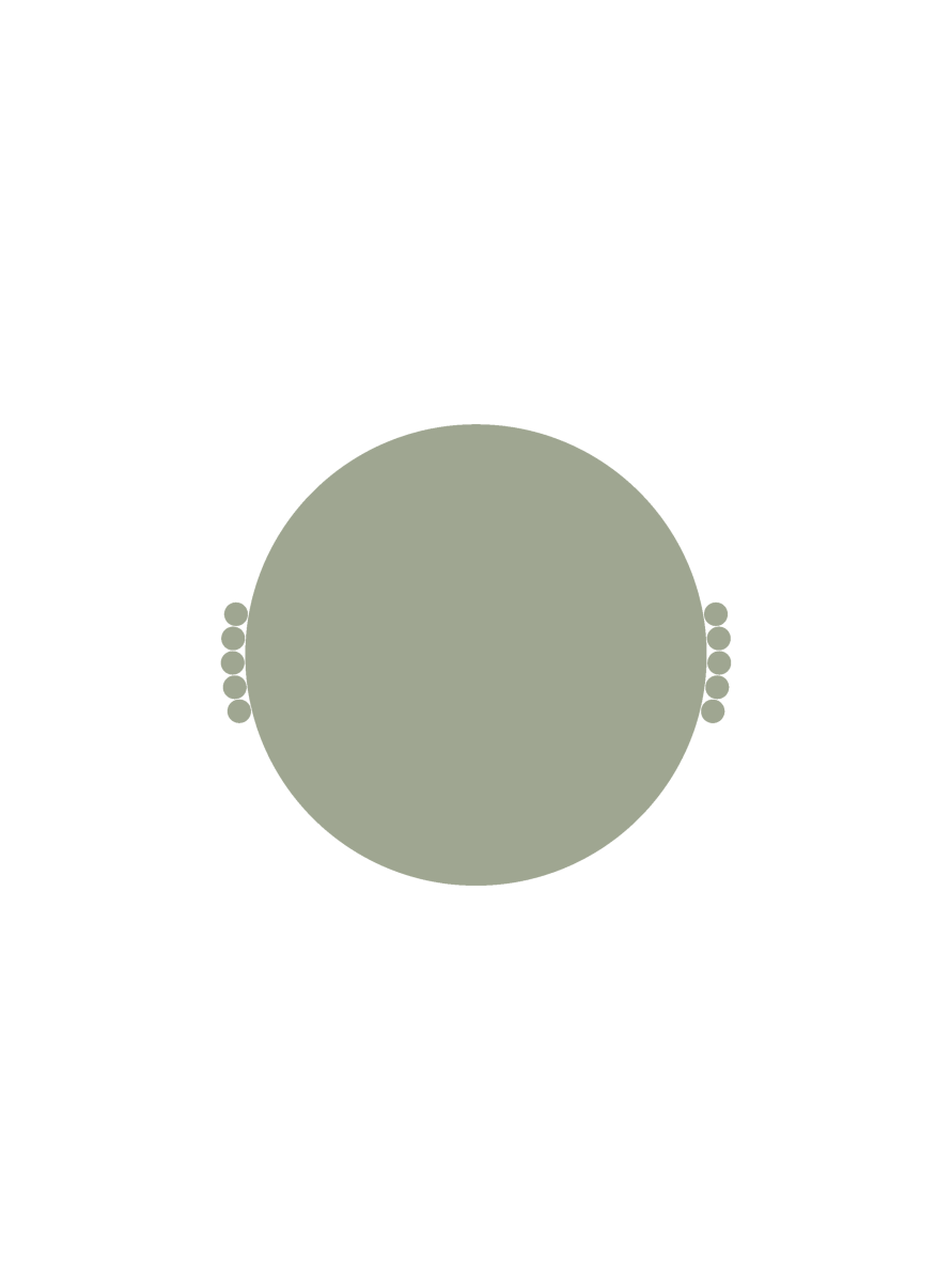 Tabletop Decor Nebula Tray - Sage Olive Green - Olive Green