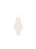 Vases Aquaria Tall Vase - Bone White - White