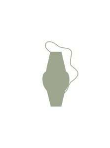 Vases Aquaria Tall Vase - Sage Olive Green - Olive Green