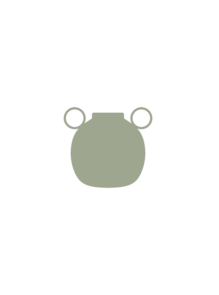 Load image into Gallery viewer, Vases Cosmos Short Vase - Sage Olive Green - Olive Green