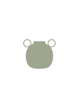 Load image into Gallery viewer, Vases Cosmos Short Vase - Sage Olive Green - Olive Green