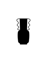 Load image into Gallery viewer, Vases Hydra Tall Vase - Nero Black - Black