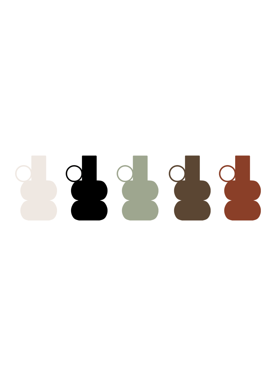 Load image into Gallery viewer, Vases Solace Small Vase - Mocha Brown - Brown