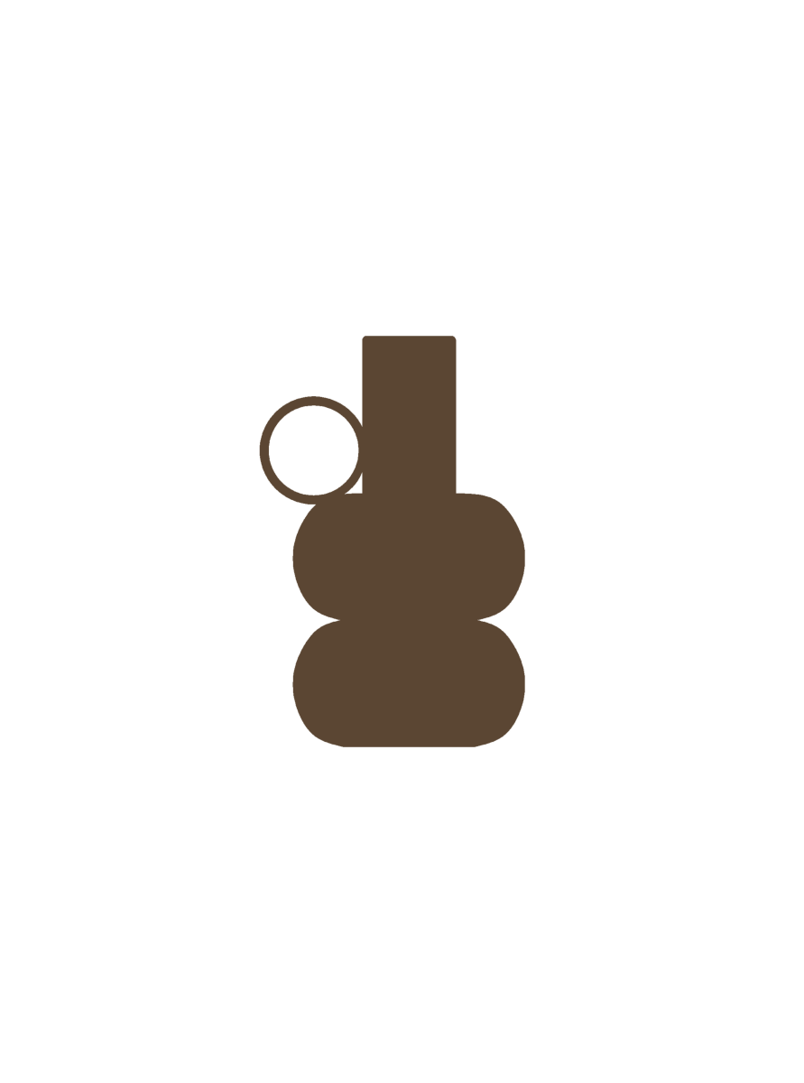 Load image into Gallery viewer, Vases Solace Small Vase - Mocha Brown - Brown