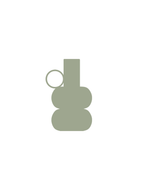 Vases Solace Small Vase - Sage Olive Green - Olive Green